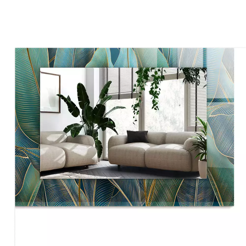 Obdélníkové dekorační zrcadlo Zanechává čáry