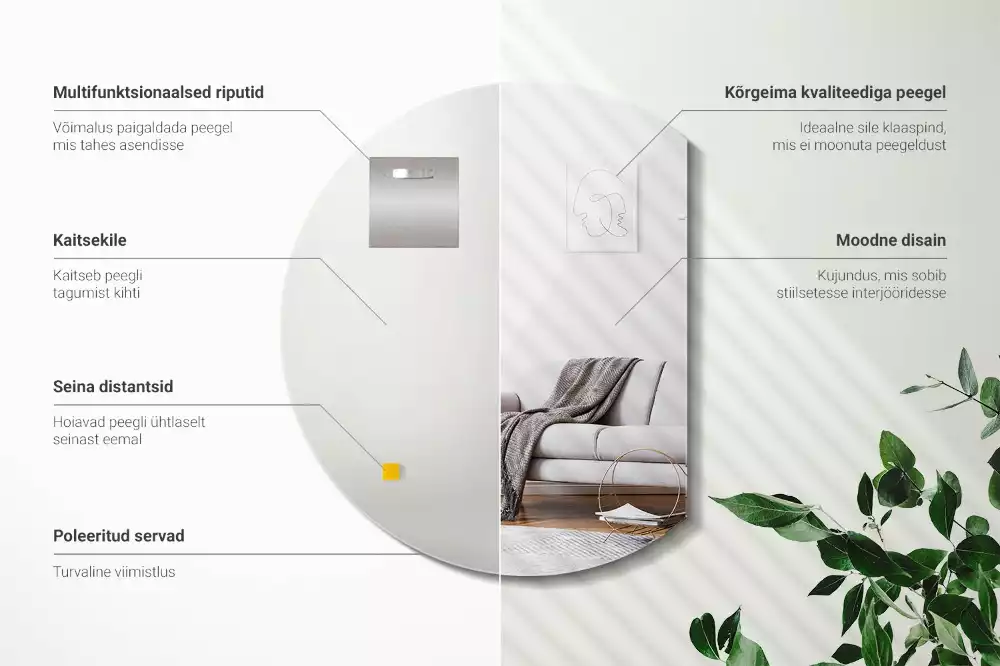 Zrcadlo se zkosenou stranou originální doplněk