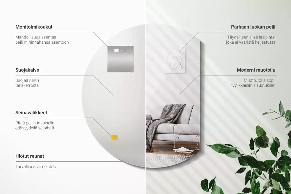 Zrcadlo se zkosenou stranou originální doplněk