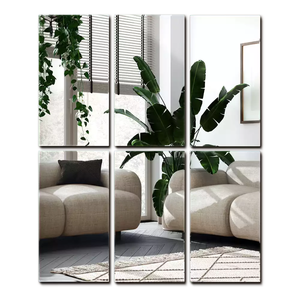 Zrcadlové obklady obdélníkový samolepící