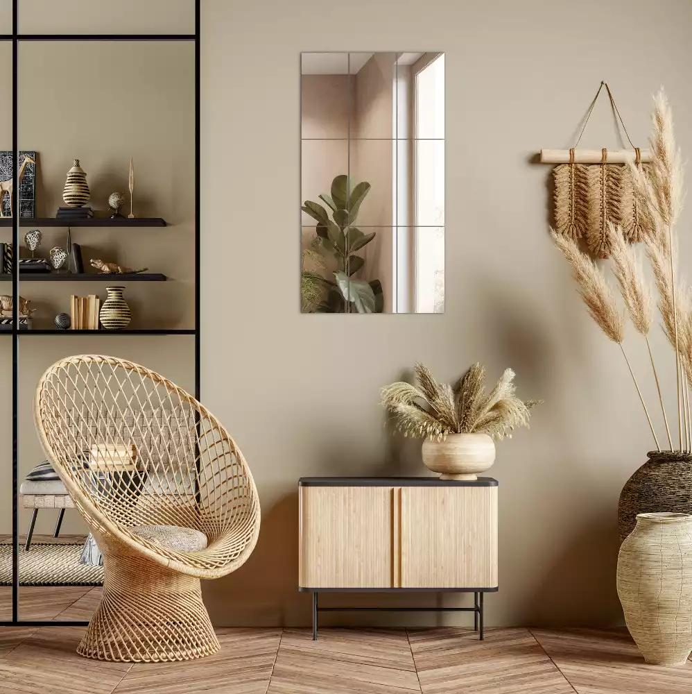 Zrcadlové obklady obdélníkový samolepící