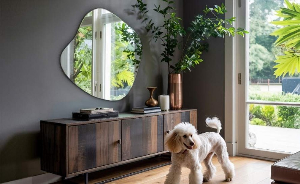 Zrcadlo nad komodou v předsíni – jak jej vybrat?